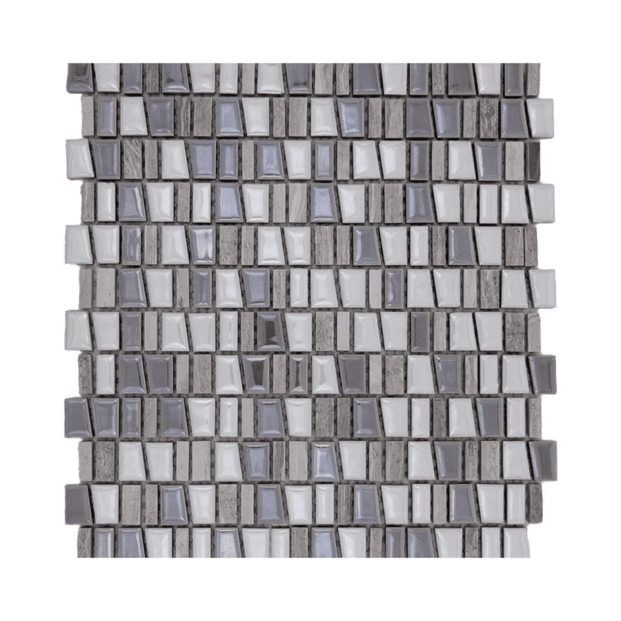 LACCA murini bianco multiformat različiti oblici mozaika na mrežici 30x30 cm
