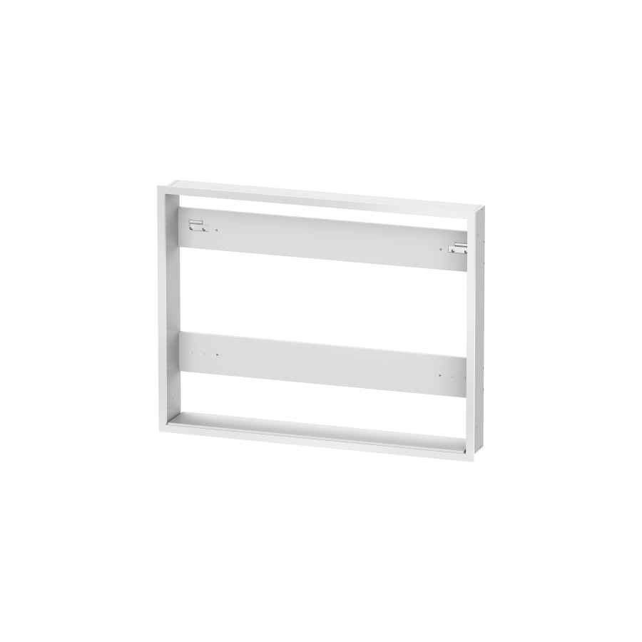 okvir za ugradnju u ravnini zida 86,1xh81xd13,9 cm bijeli MDF/alu