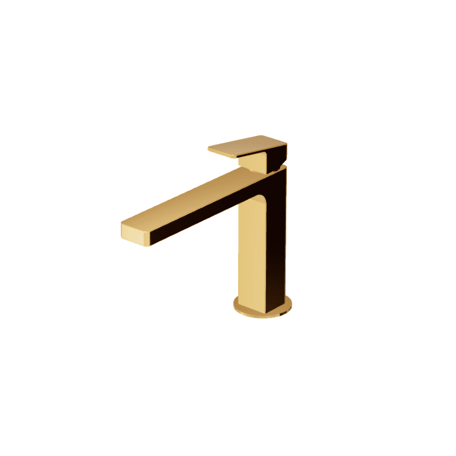 JINGLE; miješalica za umivaonik, produžena, bez podizača, pvd gold; iz izložbe Split