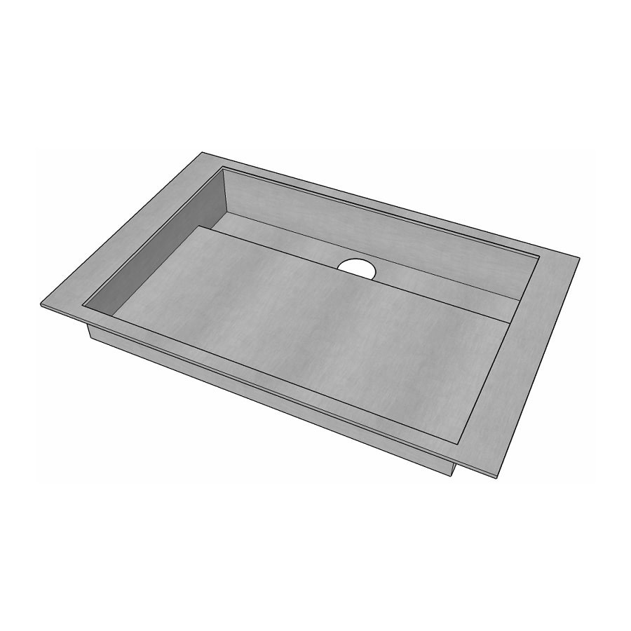 ARTINOX inox korito 50x35 cm