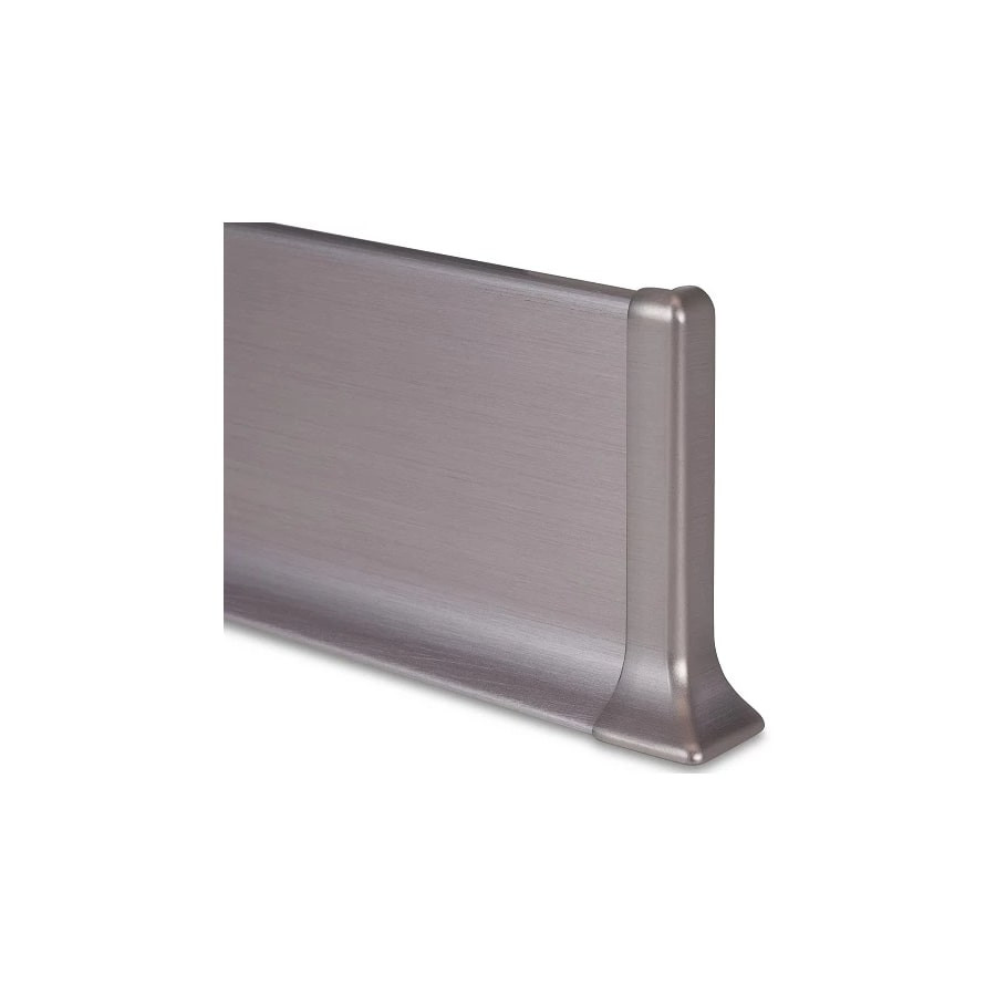 Završetak za sokl ( lijevi i desni ) 90/6TMP PVC - aluminij satinirano titan