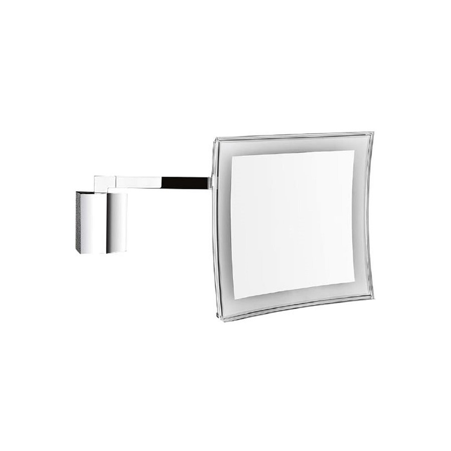 ANNA zidno povećavajuće ogledalo 23x23 cm  s LED rasvjetom