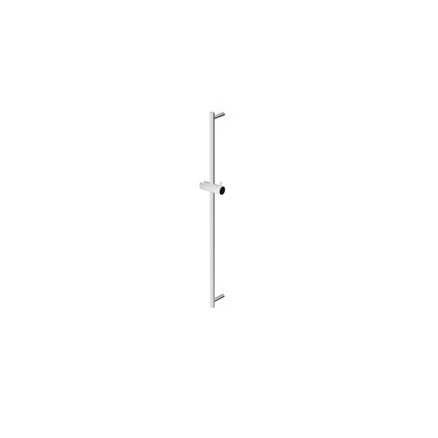 tuš klizač 80 cm, s držačem slušalice, bijeli mat