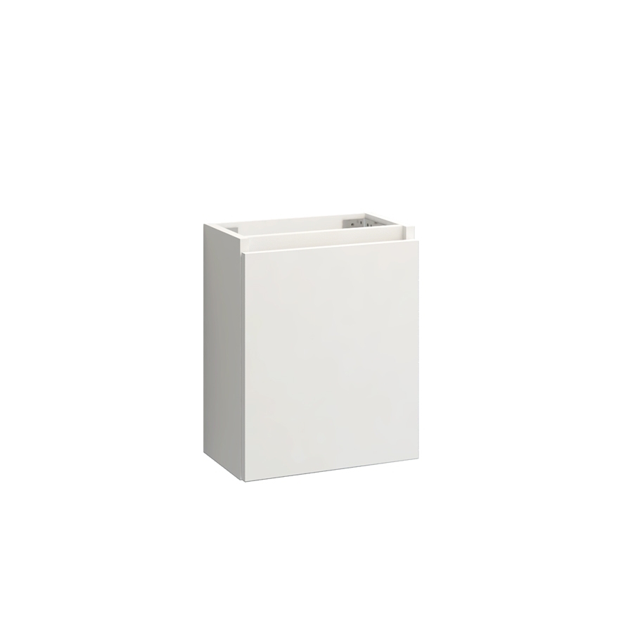 C_CODE postolje za umivaonik 37x23 cm panti lijevo bijela sjaj