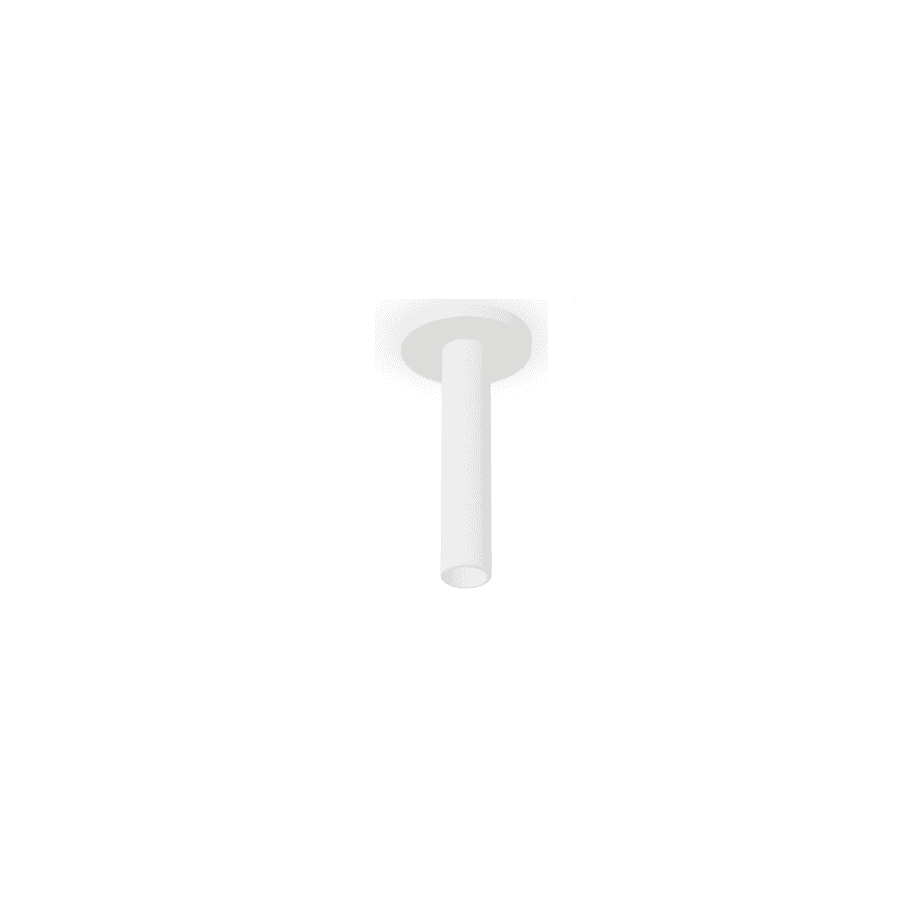 stropni držač kišnog tuša  13 cm, bijeli mat