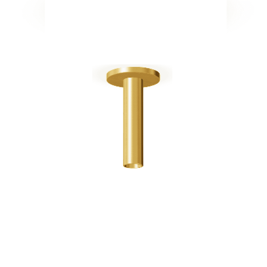 stropni držač kišnog tuša 13 cm  brushed gold