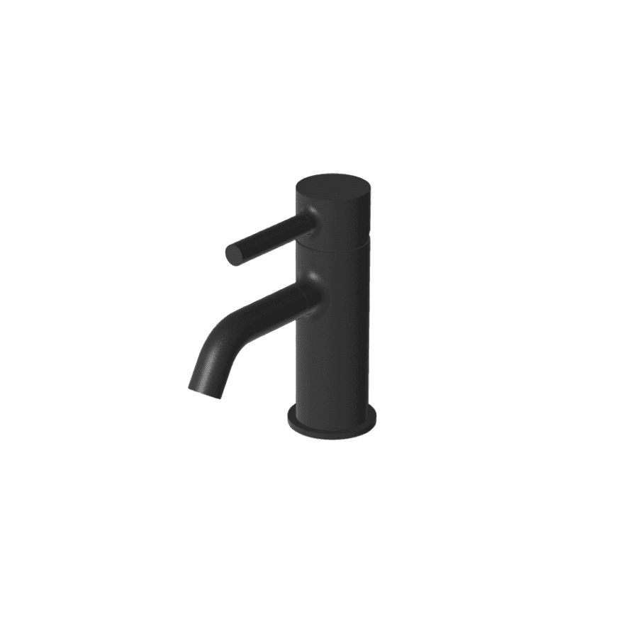 PAN; miješalica za umivaonik bez podizača; mat crna