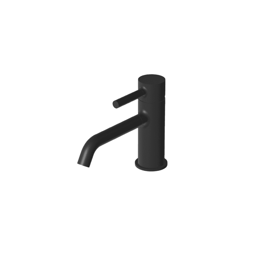 PAN; produljena miješalica za umivaonik 16,5 cm; bez podizača, crna mat