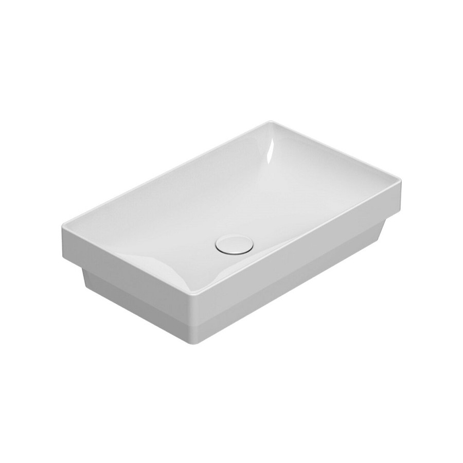 T-EDGE 61x37 cm poluugradni umivaonik bijeli mat