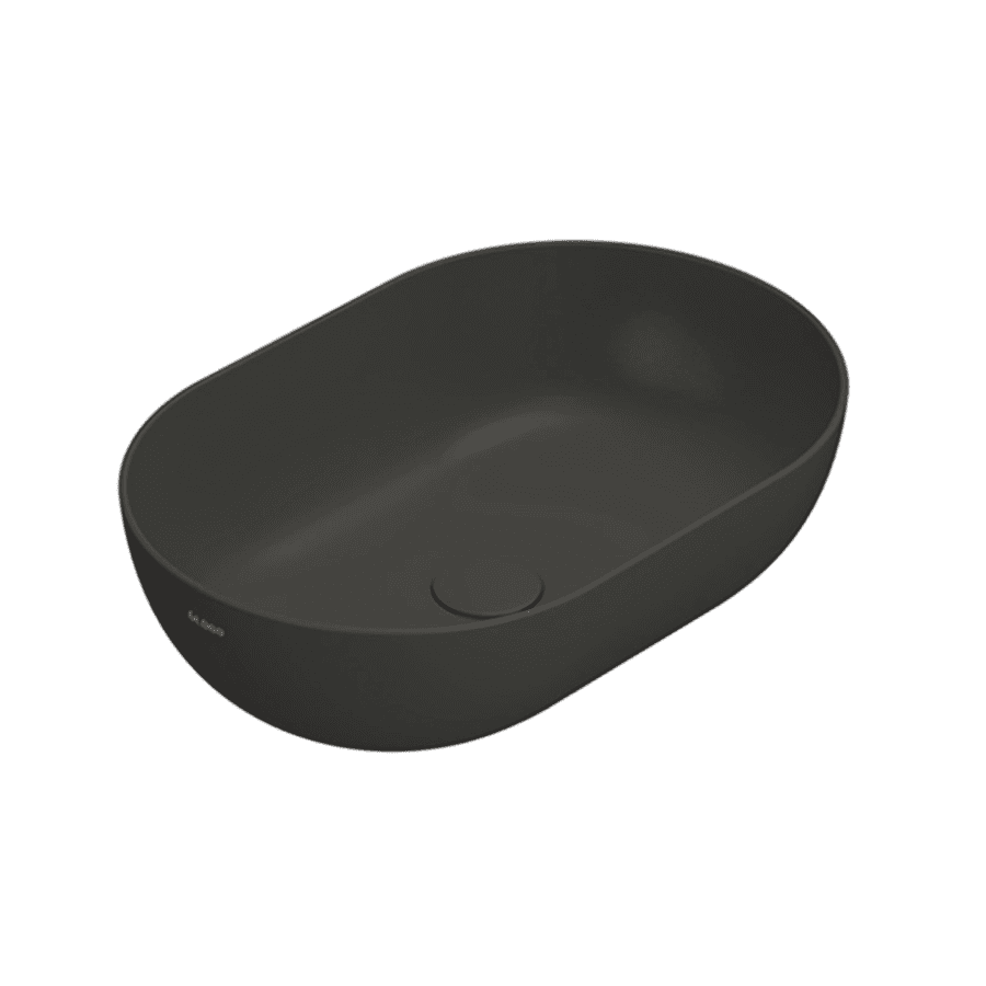 T-EDGE nasadni umivaonik 54x36 cm, smoke