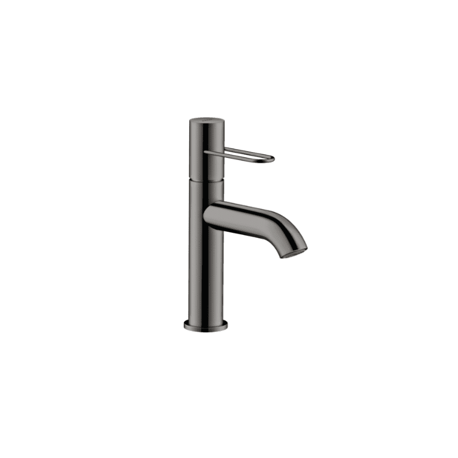 UNO loop 100; miješalica za umivaonik, bez podizača; polished black chrome; iz izložbe