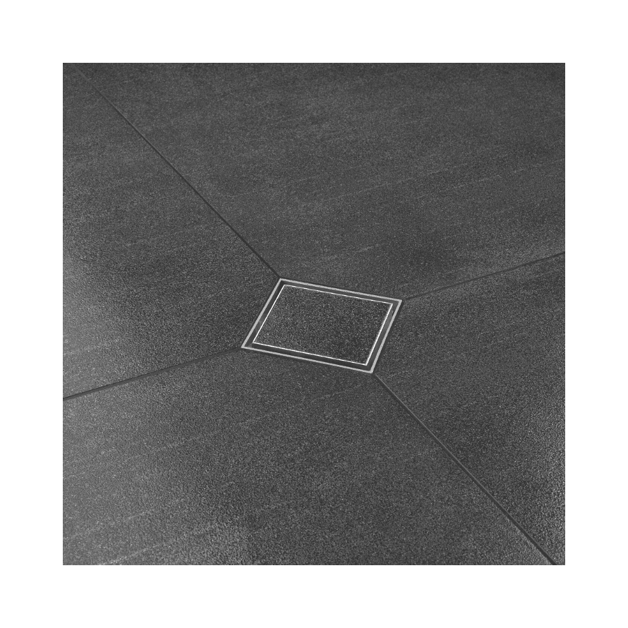 AQUA QUATTRO TILE  podni sifon 15x15 cm za umetak pločica