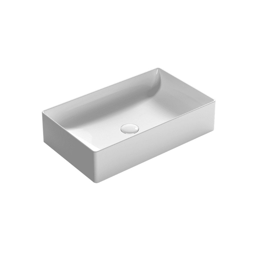 T-EDGE nasadni umivaonik 61x37 cm bijela sjaj