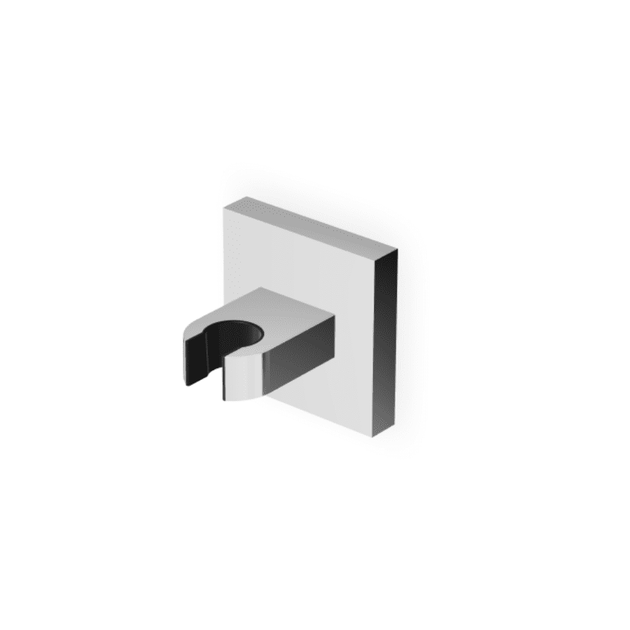 zidni držač tuš slušalice; krom