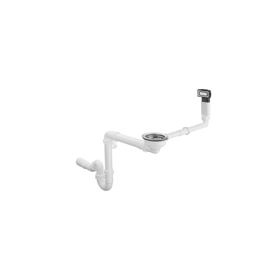 izljev preljev D14-10 za sudoper sa sifonom; stainless steel