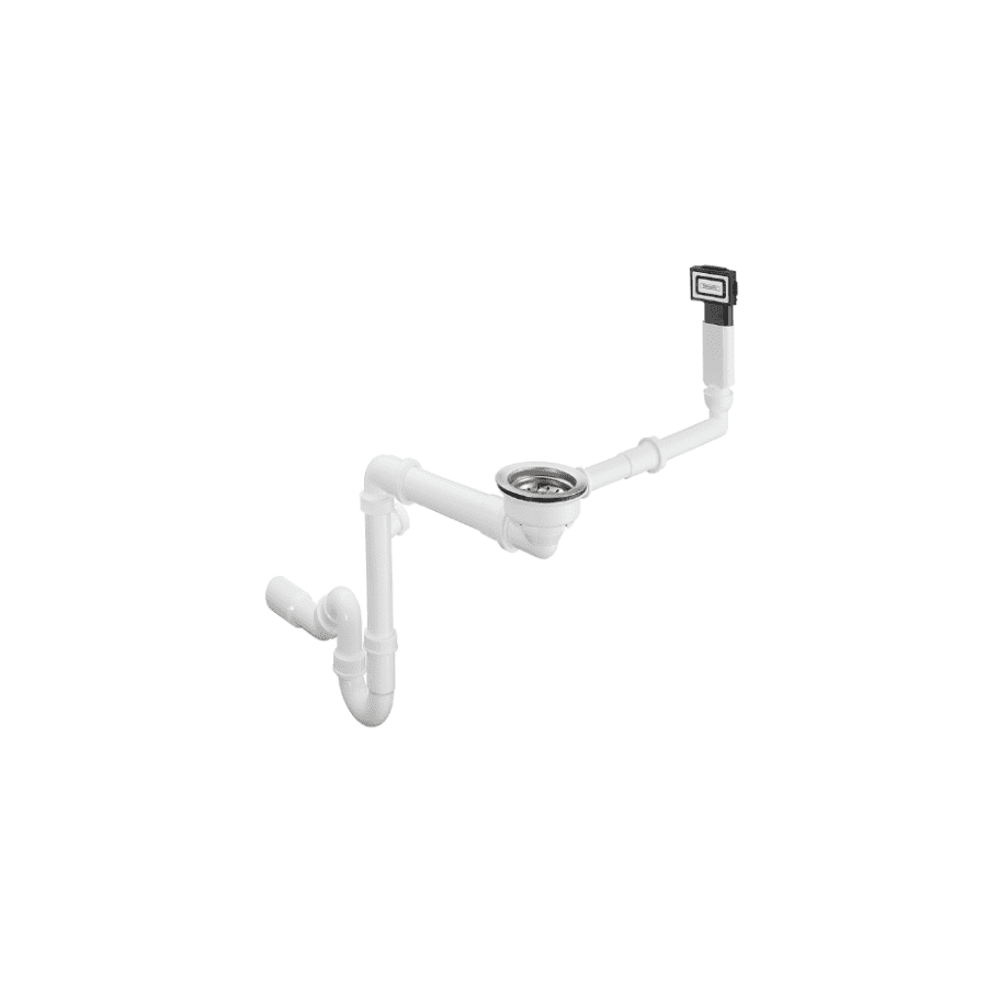 izljev preljev D16-10 za sudoper sa sifonom; krom