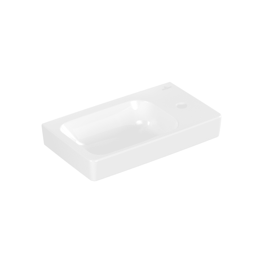 ARCHITECTURA; umivaonik 48x27,5 cm bez preljeva, desni; white alpine