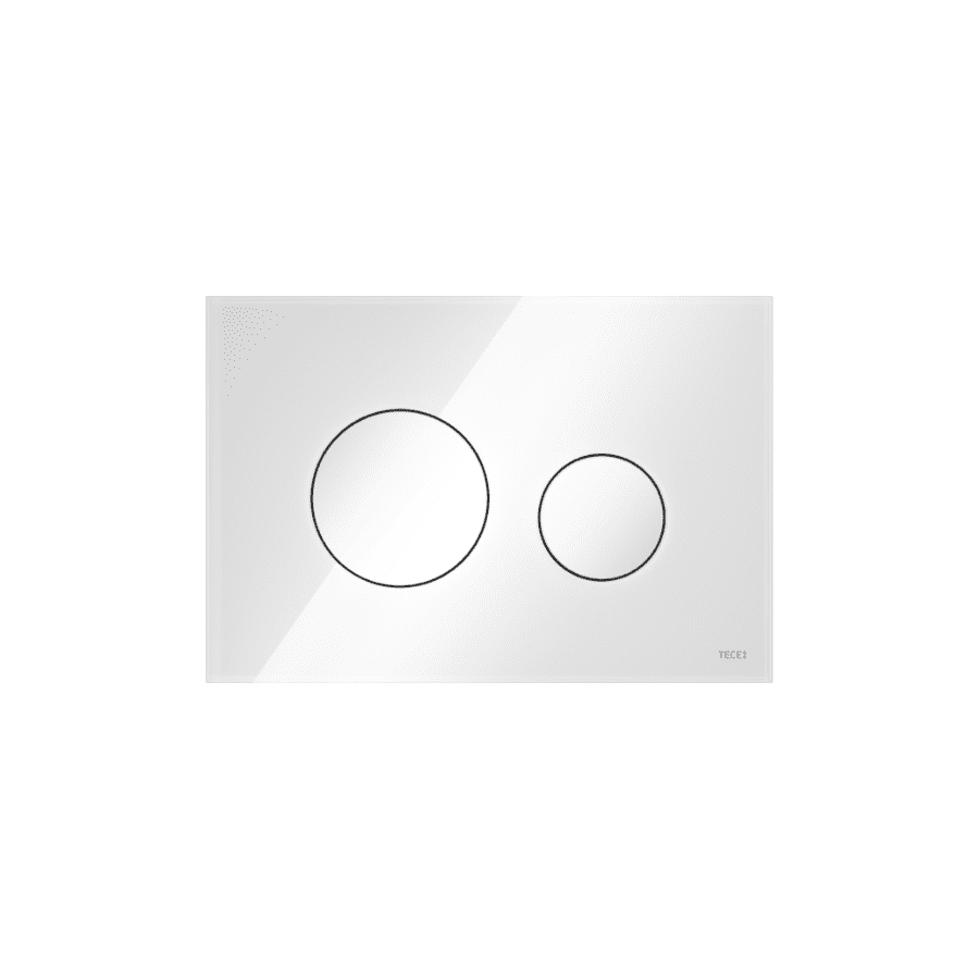 TECEloop; dvokoličinsko tipkalo; bijelo staklo, bijele tipke