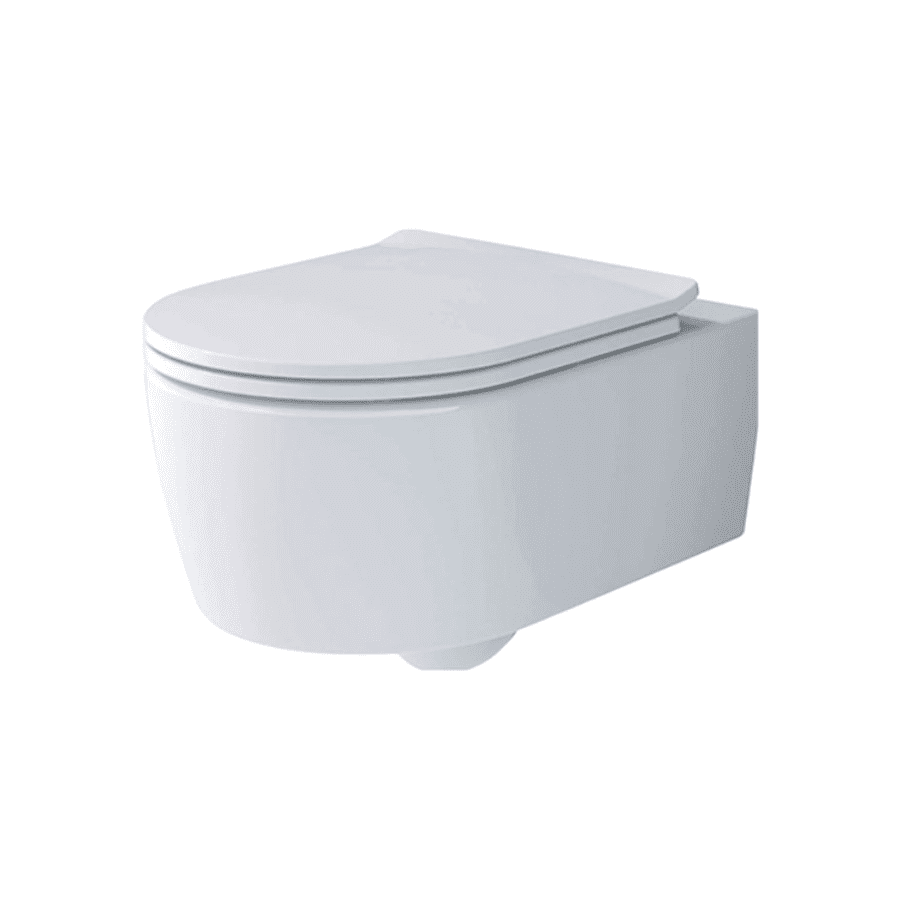AVENTO; directflush konzolna wc školjka 53x37 cm + nova slim s.c. daska