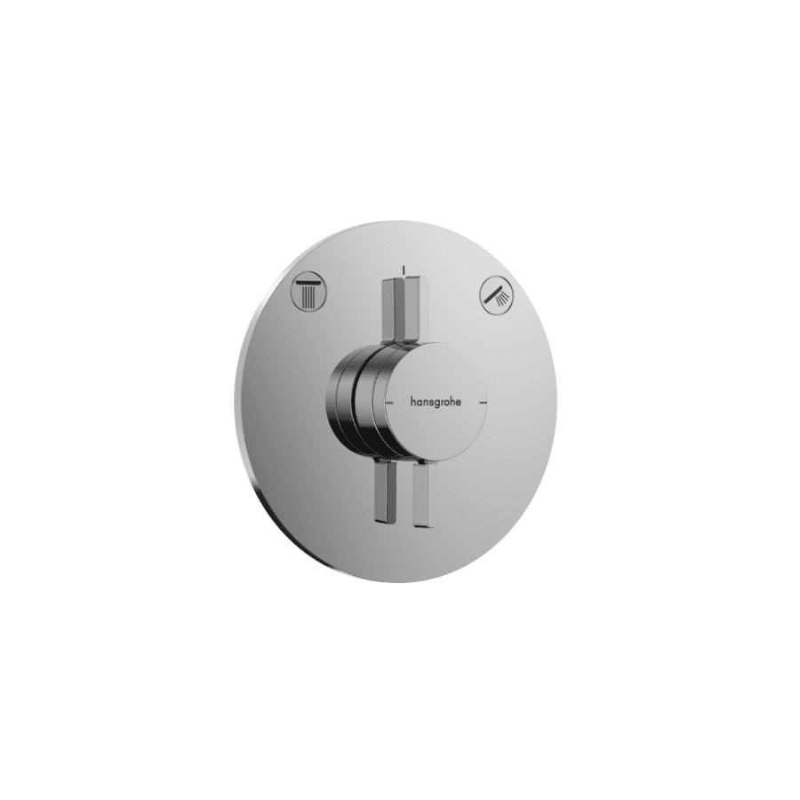 DUOTURN S; ugradna miješalica s prebacivačem za dvije funkcije; krom