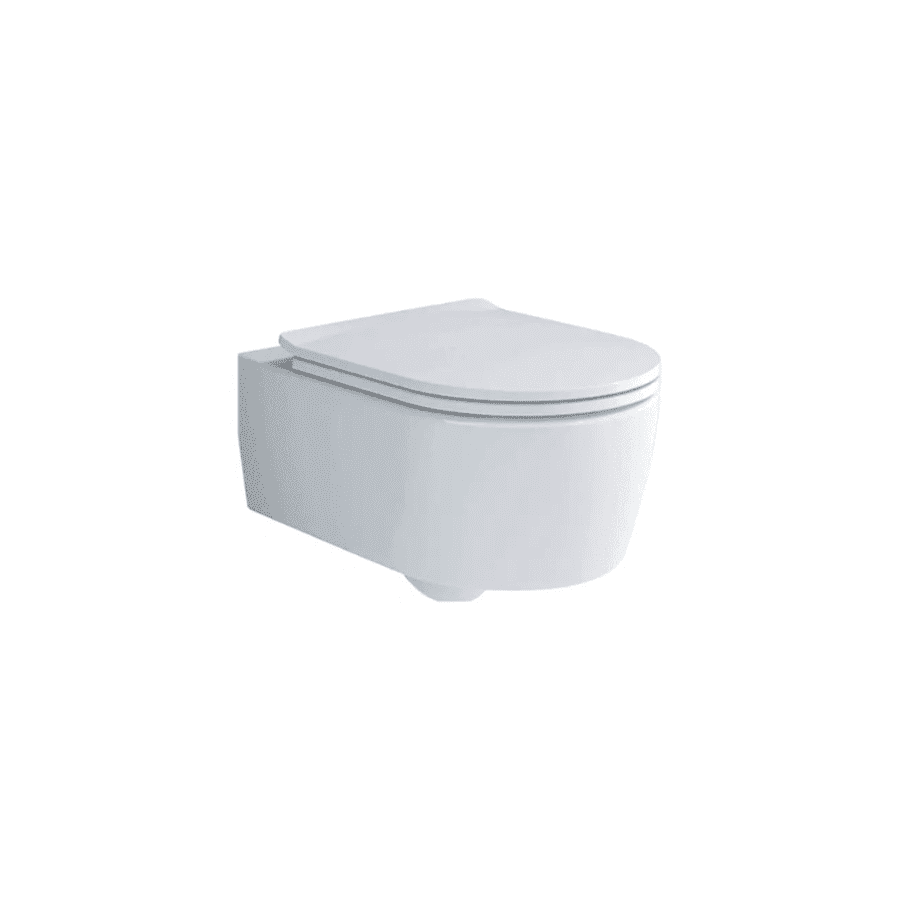 AVENTO; directflush konzolna wc školjka 53x37 cm + nova slim s.c. daska
