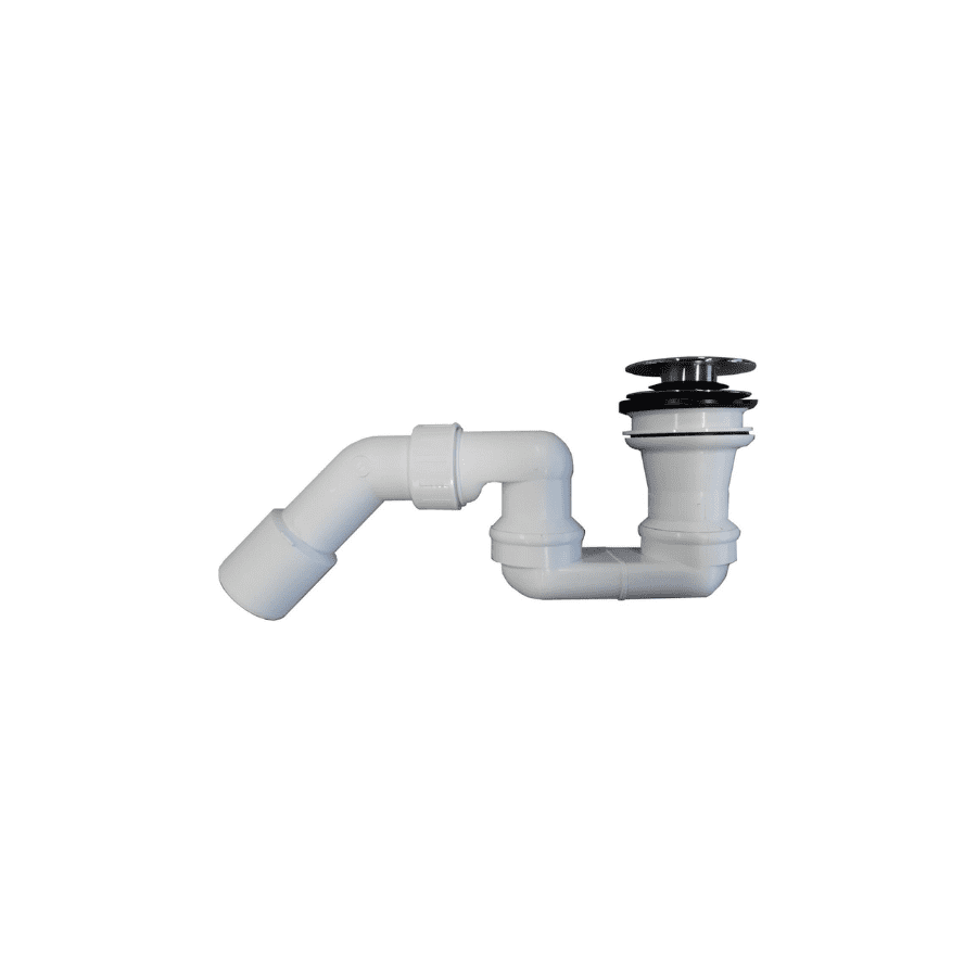  push-open izljev za kadu; krom i bijeli poklopac