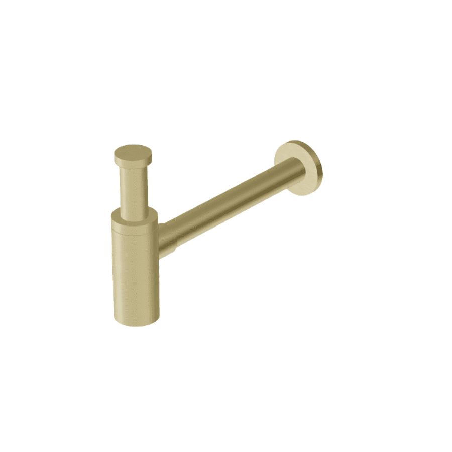 sifon za umivaonik; brushed british gold PVD
