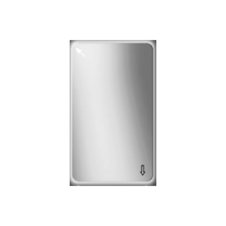 LED gledalo s pozadinskom rasvjetom i senzorom; 50xh90 cm