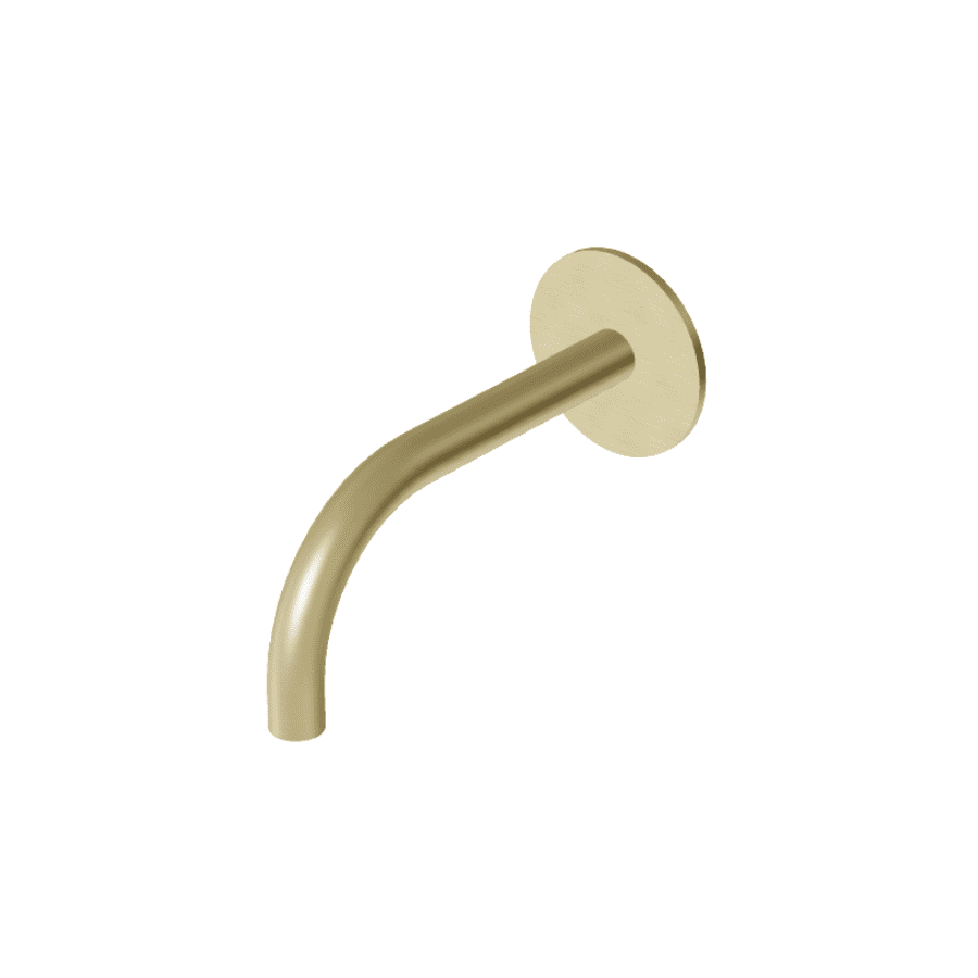 HELM; izljev za kadu 17,5 cm; brushed british gold PVD